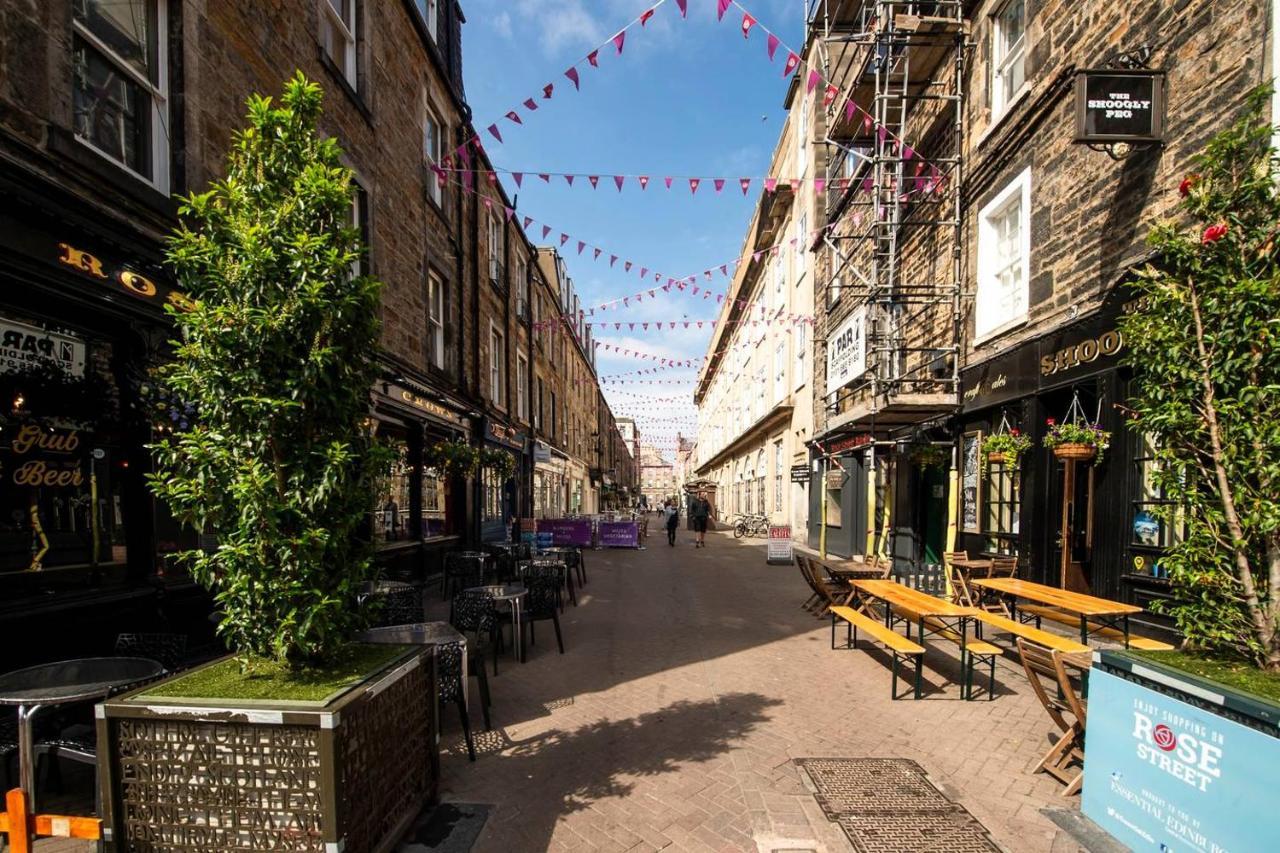 Joivy Bright 1 Bed Flat, Close To Princess Street EDI Buitenkant foto
